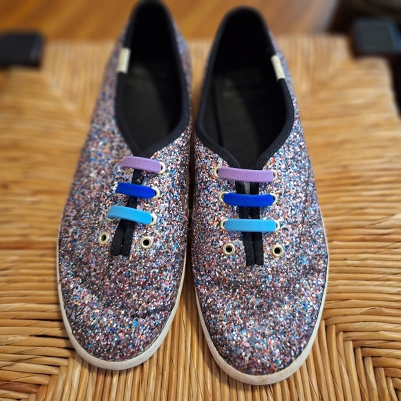 Keds Shoes - Kate spade keds Sparkly sneakers. Size 6.5